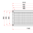 Теплообменник канальный Sanlex 900х500/2R - kalorifer-rf.ru 