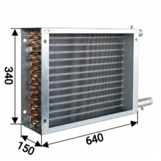 Теплообменник канальный Sanlex 600х300/3R - kalorifer-rf.ru 